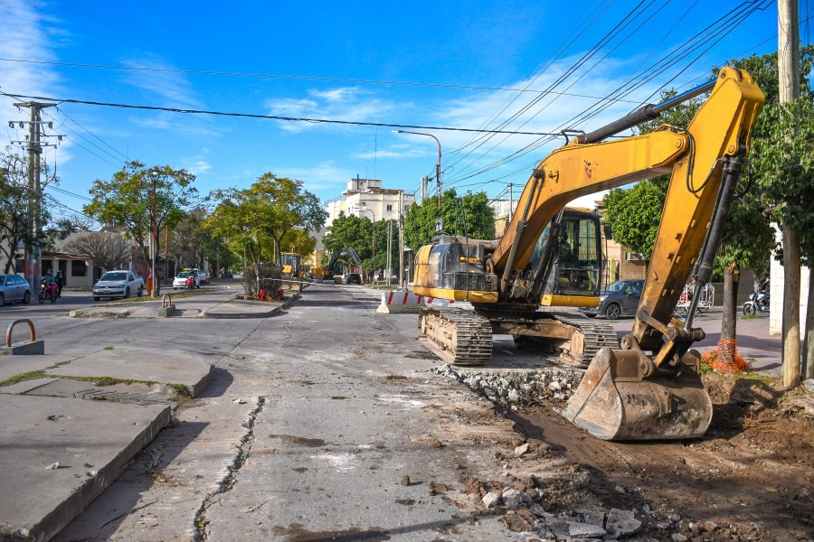 Corte total en un tramo de avenida Colón por trabajos de repavimentación