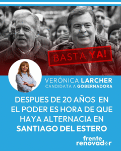 20 años de continuidad del actual oficialismo en Santiago del Estero
